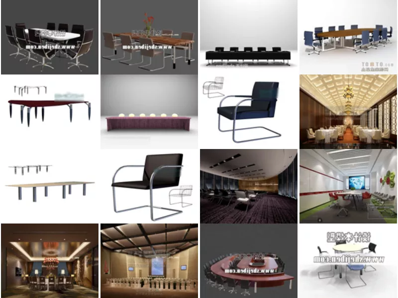 Top 30 Conference 3D Models for Free Most Recent 2022