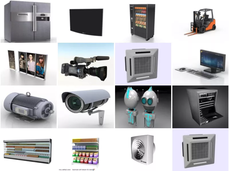Top 30 Electronic 3D Models for Design Most Viewed 2022