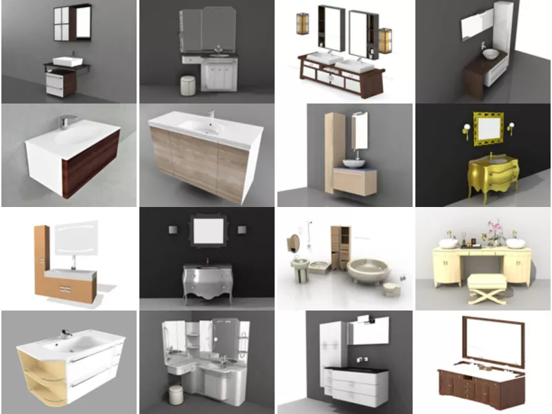 Top 30 Bathroom Cabinet 3D Models Resources Most Viewed 2022