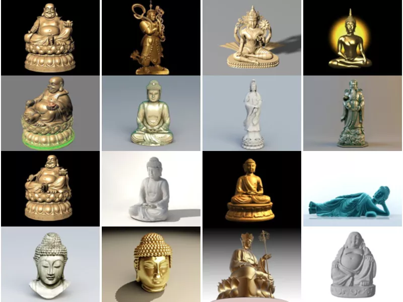 Top 30 Buddharupa 3D Models Most Popular 2022