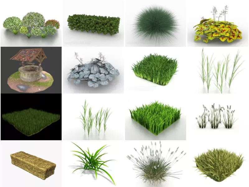 Top 30 Grass 3D Models for Rendering Most Viewed 2022