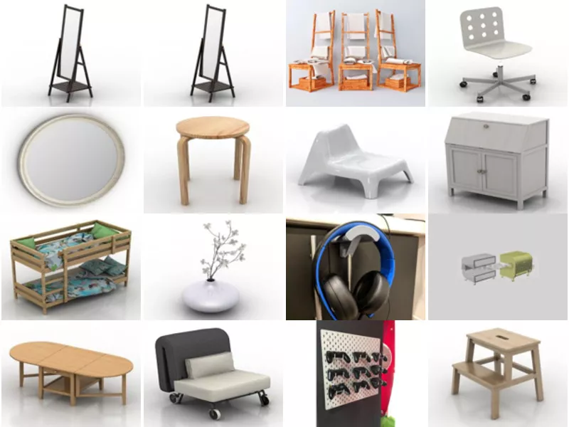 Top 30 Ikea 3D Models for Rendering Most Viewed 2022