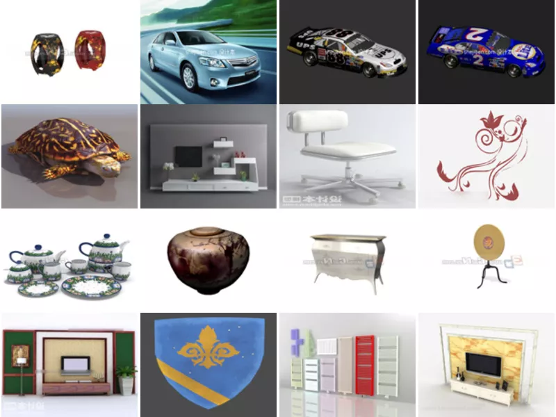 Top 30 Painted 3D Models Most Viewed 2022