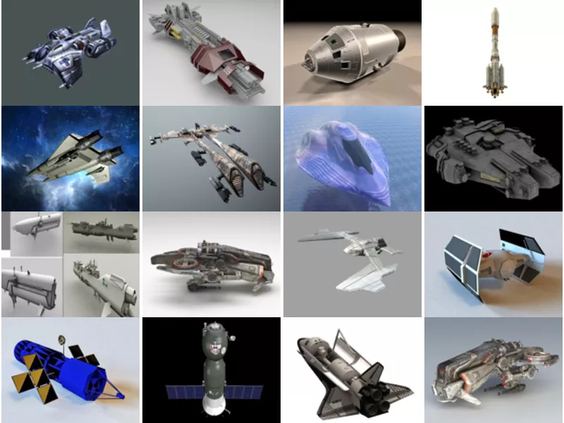 Top 30 Spacecraft 3D Models for Free Most Popular 2022