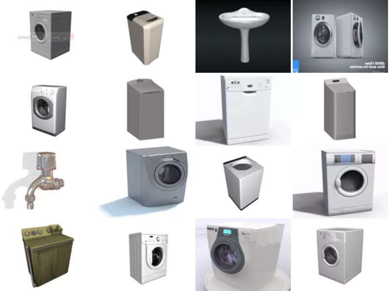 Top 30 Washer 3D Models for Design Most Popular 2022