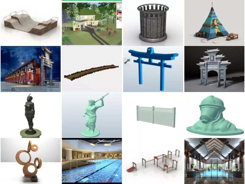 Top 31 Site 3D Models Most Viewed 2022
