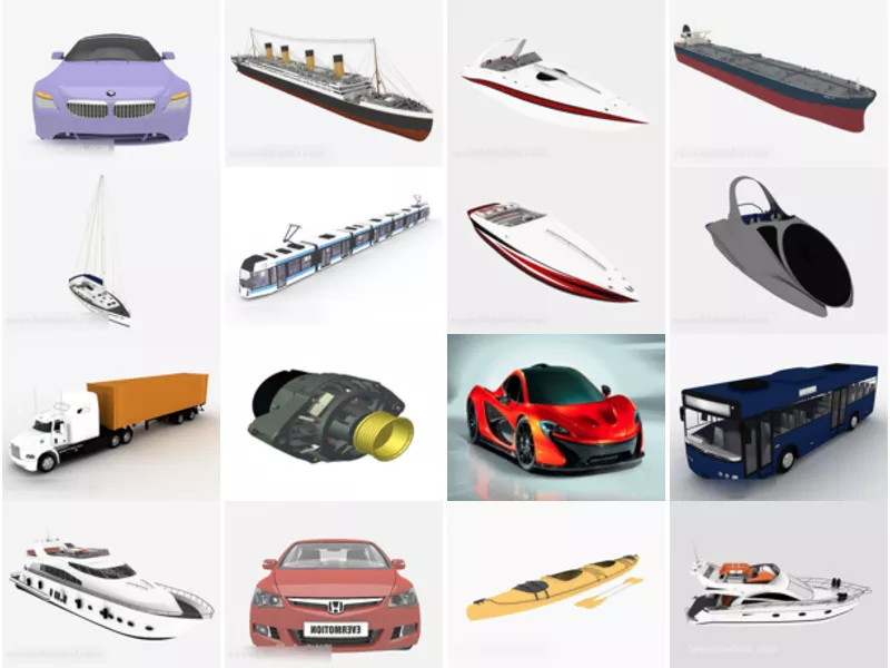 Top 31 Automotive 3D Models Most Popular 2022