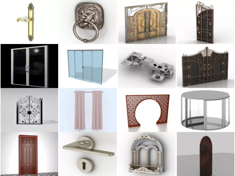 Top 31 Door 3D Models Most Popular 2022