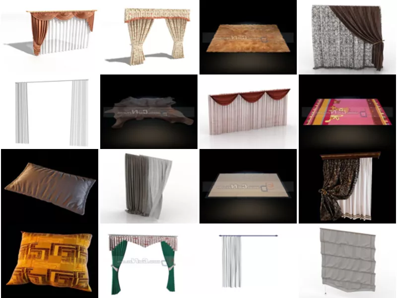 Top 31 Home Textile 3D Models for Free Most Popular 2022