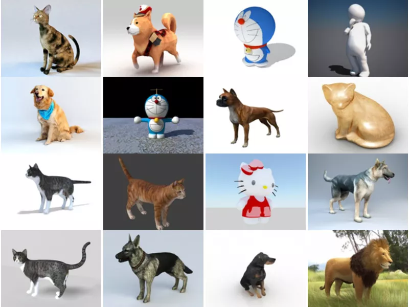Top 31 Pet 3D Models Most Popular 2022