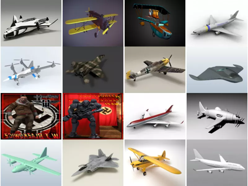 Top 31 Plane 3D Models Resources Most Popular 2022