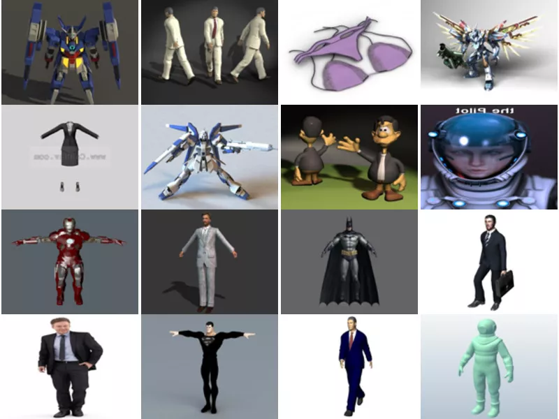 Top 31 Suit 3D Models Most Popular 2022