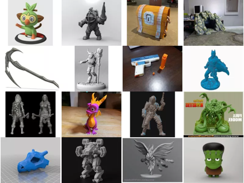 Top 31 Toys Games 3D Models for Design Most Popular 2022
