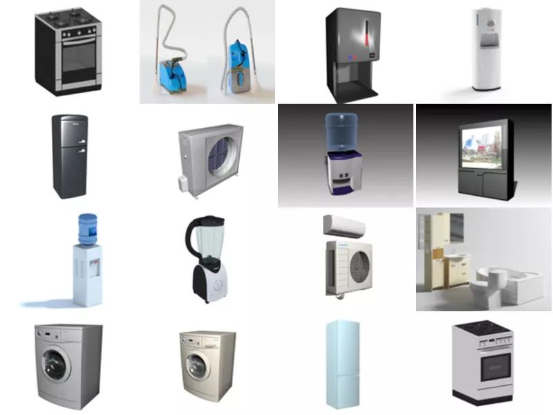 Top 32 Appliances 3D Models Stuff Most Viewed 2022