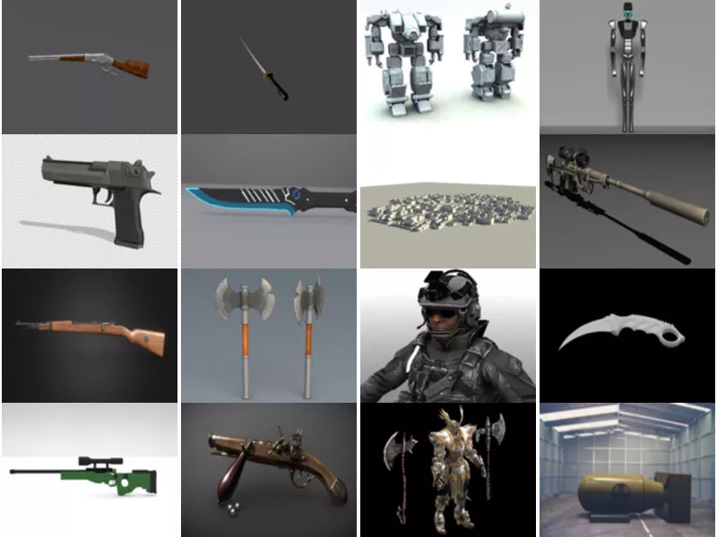 Top 32 Battle 3D Models Most Viewed 2022