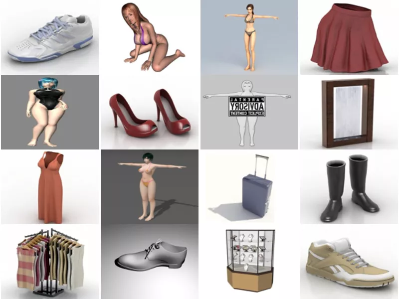 Top 32 Fashion 3D Models Stuff Most Viewed 2022