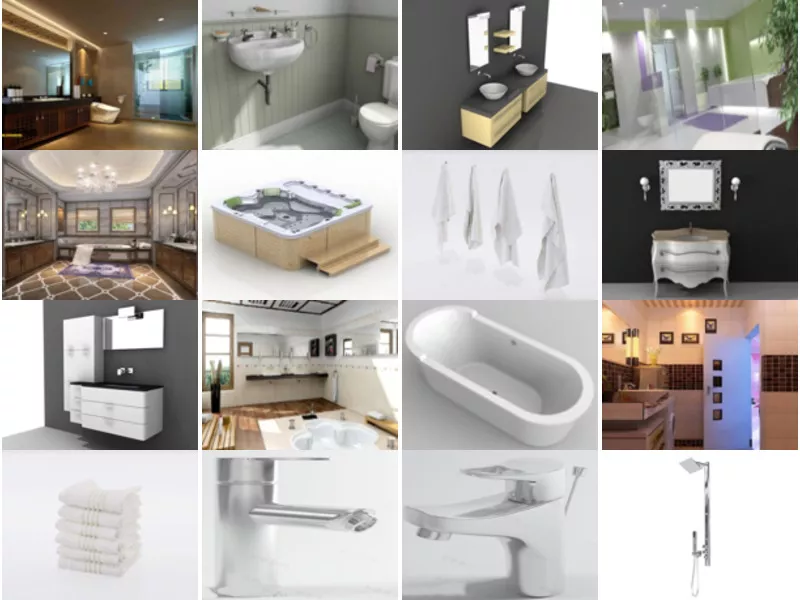 Top 32 Bathroom Furniture 3D Models for Rendering Most Popular 2022