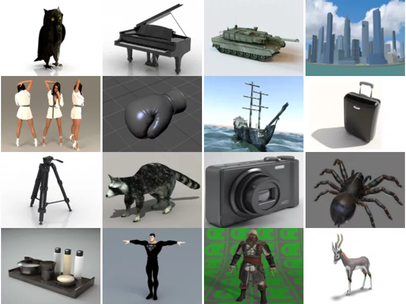 Top 32 Black 3D Models for Free Most Popular 2022