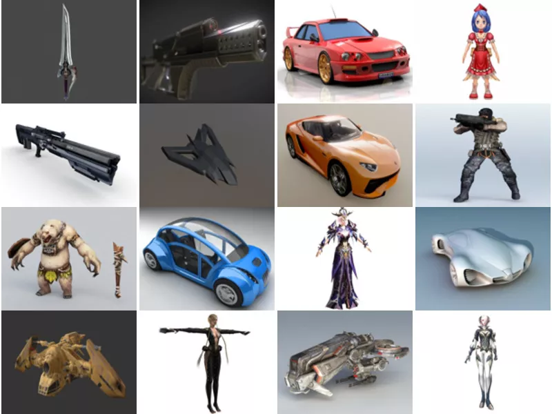 Top 32 Concept 3D Models for Free Most Popular 2022