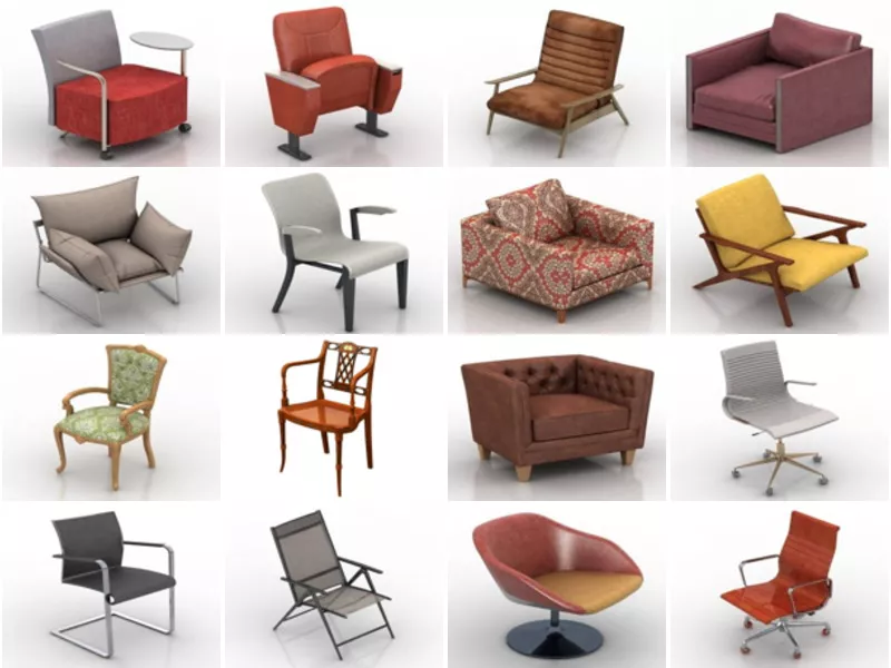 Top 32 Elbow Chair 3D Models Resources Most Viewed 2022