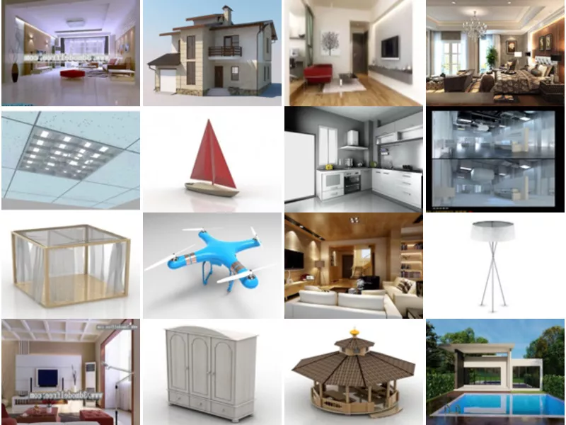 Top 32 Minimalist 3D Models Most Viewed 2022 - Open3dModel