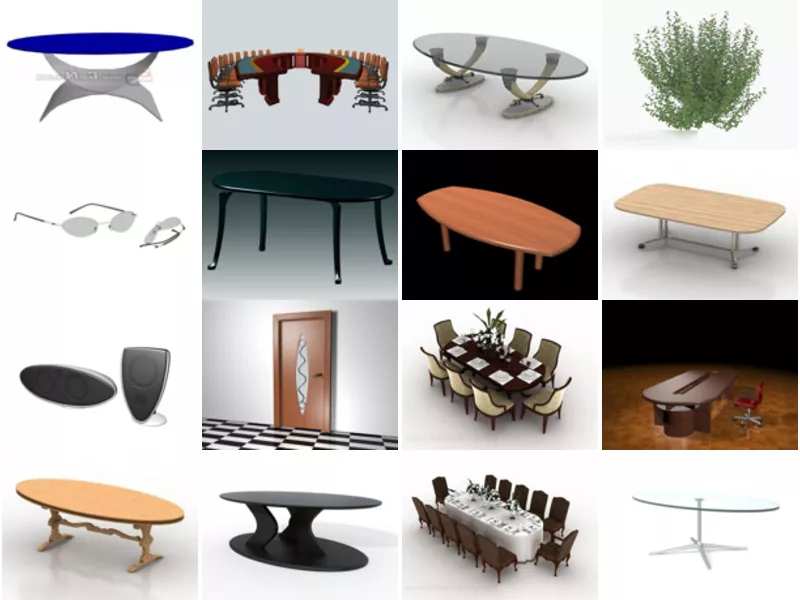 Top 32 Oval 3D Models Most Viewed 2022