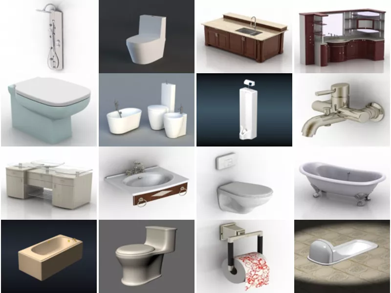 Top 32 Sanitary 3D Models Stuff Most Viewed 2022