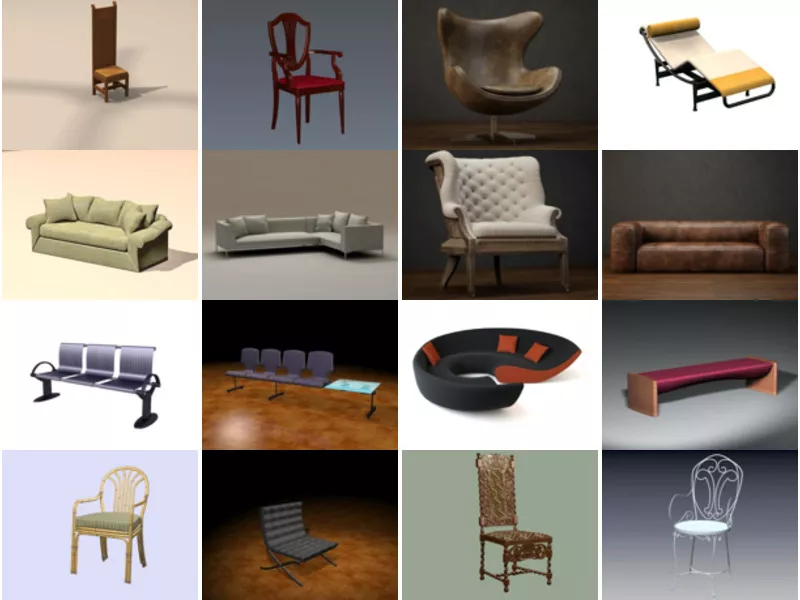 Top 32 Sitting Furniture 3D Models Resources Most Viewed 2022