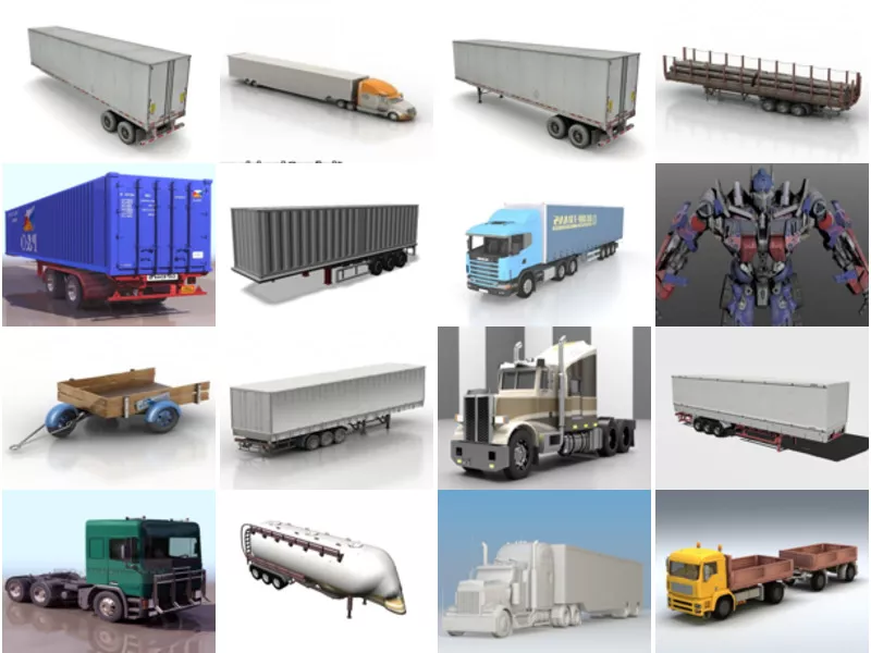 Top 32 Trailer 3D Models for Rendering Most Viewed 2022