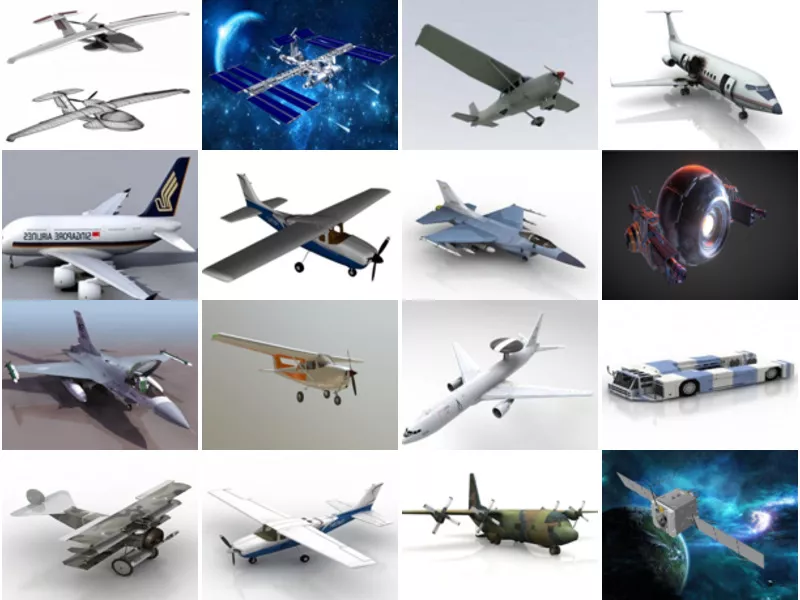 Top 33 Airplane 3D Models Stuff Most Popular 2022
