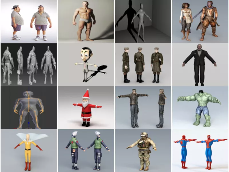 Top 33 Male 3D Models Most Popular 2022