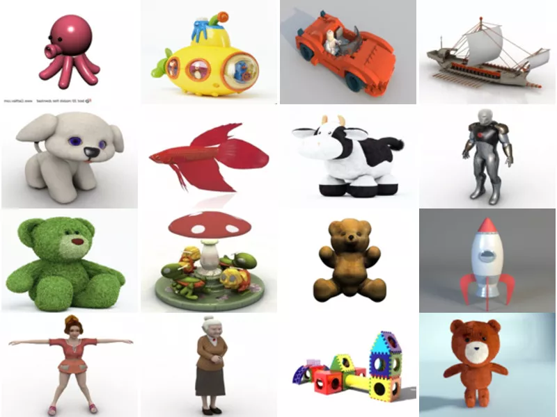 Top 33 Toy 3D Models Stuff Most Viewed 2022