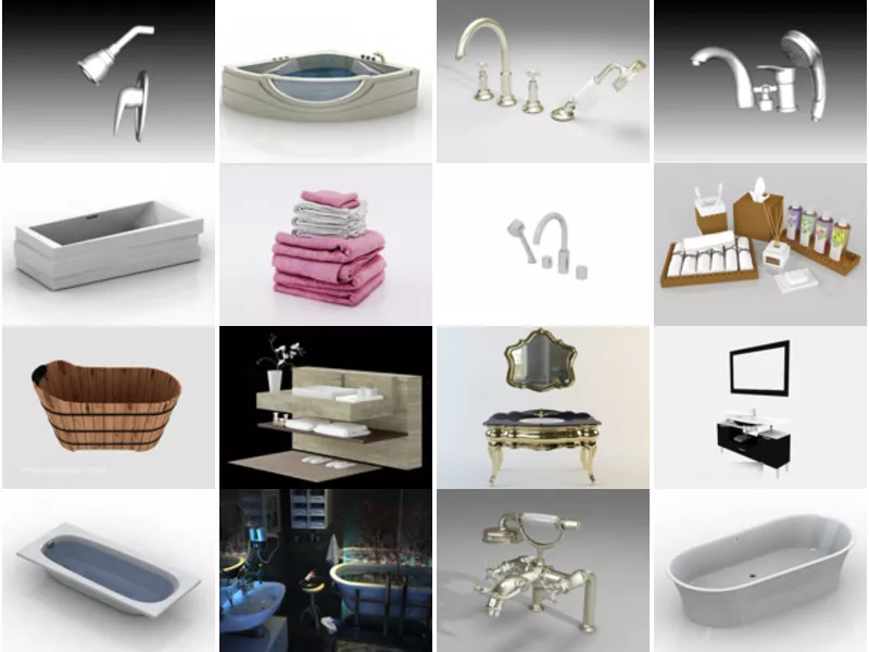 Top 33 Bath 3D Models Resources Most Popular 2022