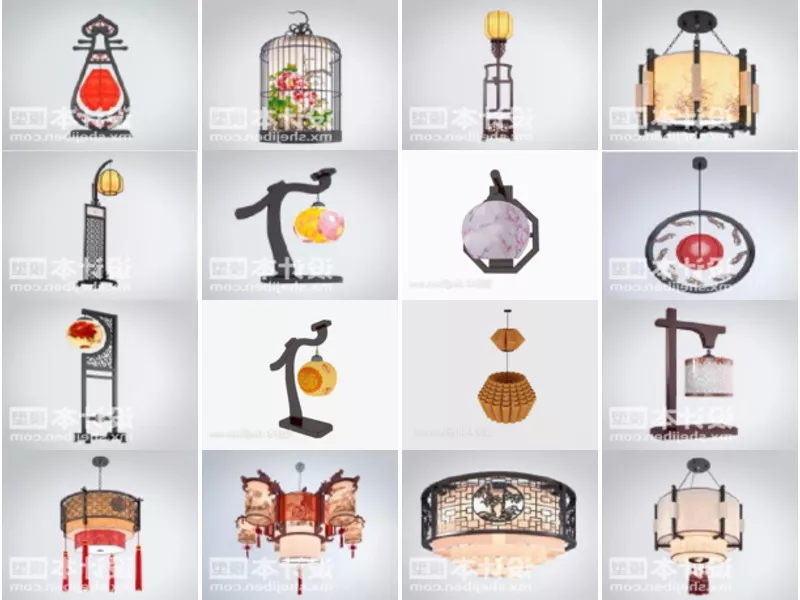 Top 33 Chinese Lamp 3D Models Most Popular 2022