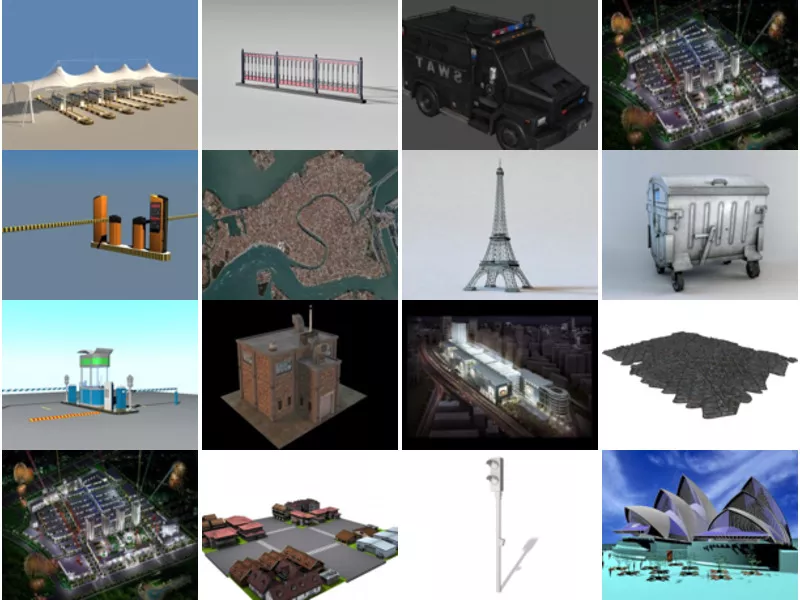 Top 33 Cityscapes 3D Models for Design Most Popular 2022