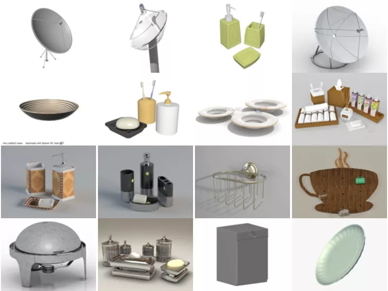 Top 33 Dish 3D Models Most Popular 2022