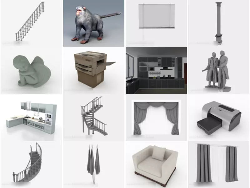 Top 33 Gray 3D Models for Rendering Most Popular 2022