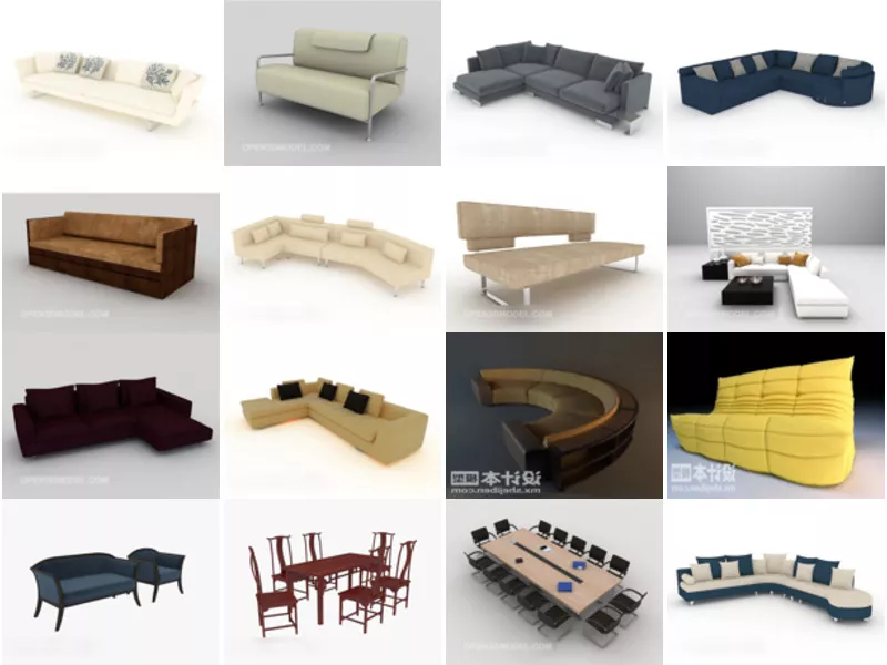Top 33 Multi Seaters 3D Models for Design Most Viewed 2022