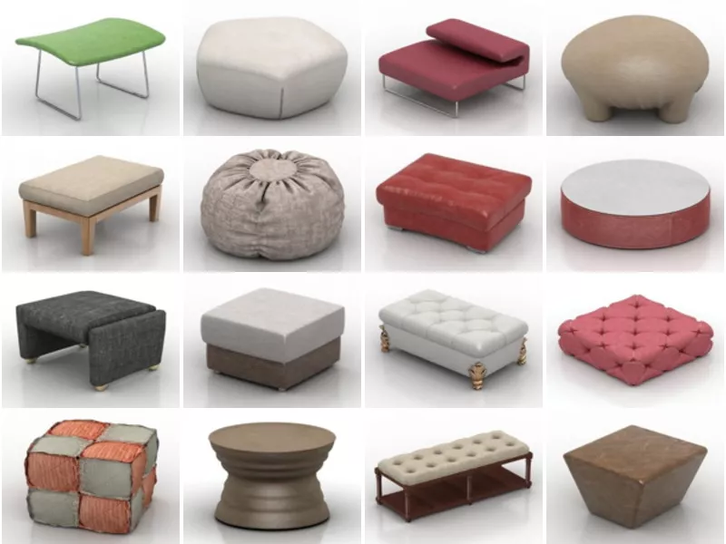 Top 33 Padded Stool 3D Models for Free Most Popular 2022