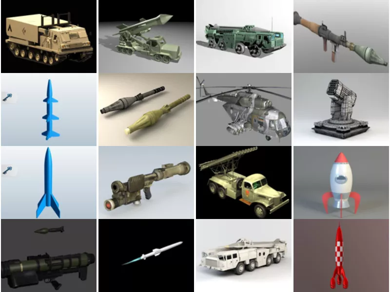 Top 33 Rocket 3D Models for Design Most Popular 2022