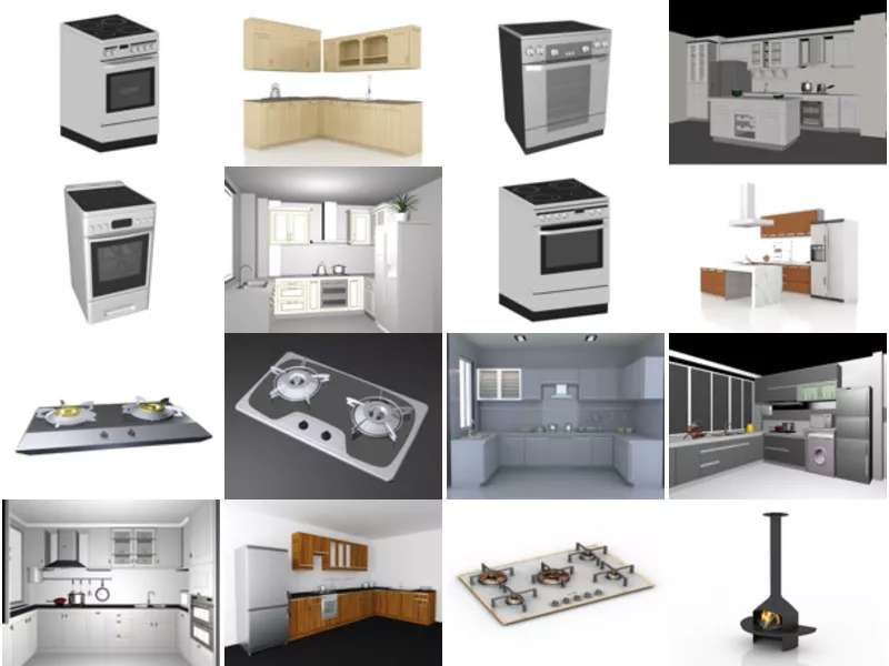 Top 33 Stove 3D Models for Design Most Viewed 2022