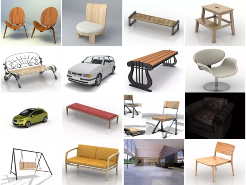 Top 34 Seat 3D Models for Design Most Viewed 2022