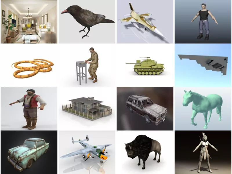 Top 34 American 3D Models Resources Most Popular 2022
