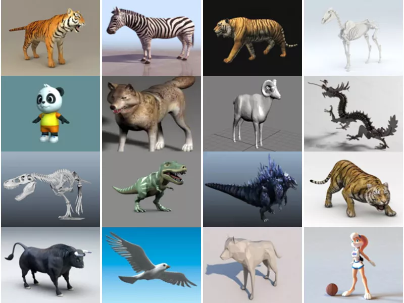 Top 34 Animal 3D Models for Design Most Popular 2022