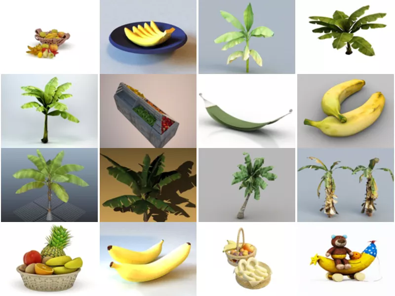 Top 34 Banana 3D Models for Free Most Popular 2022