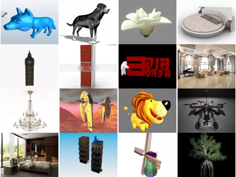 Top 34 Big 3D Models for Free Most Viewed 2022