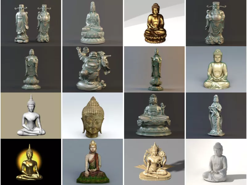 Top 34 Buddha 3D Models for Free Most Popular 2022