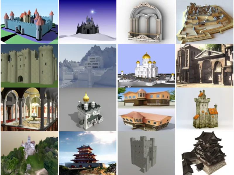 Top 34 Castle 3D Models for Design Most Viewed 2022