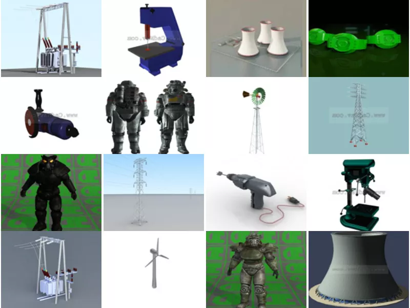 Top 34 Power 3D Models for Rendering Most Popular 2022