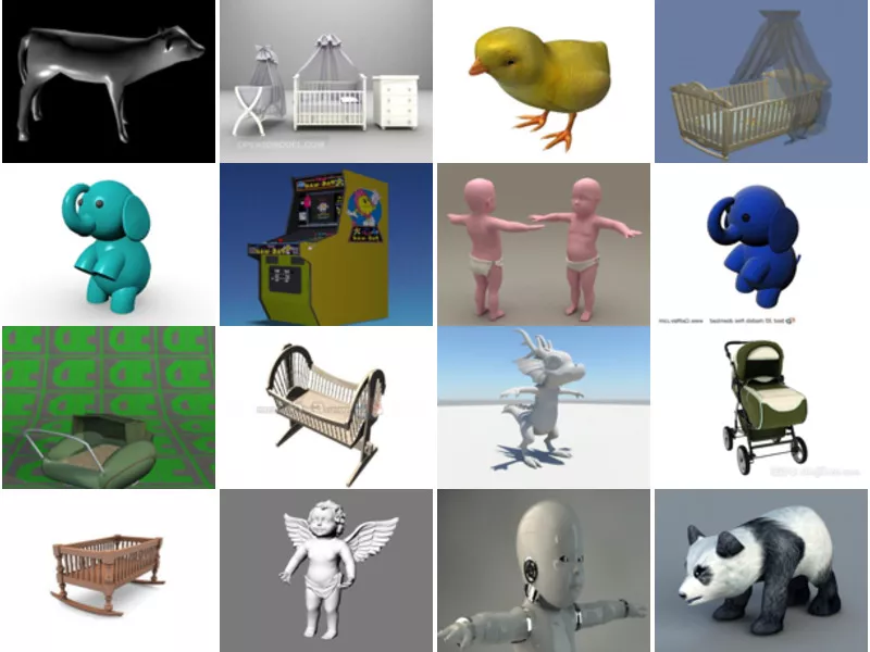 Top 35 Baby 3D Models for Rendering Most Viewed 2022